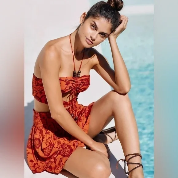 Anthropologie Beaded Skirt Set - Picture 6 of 6